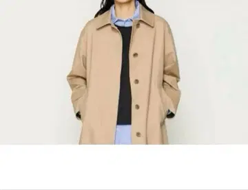 베이지 버튼 코트 L 사이즈 (11AR)
