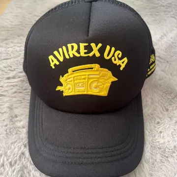 AVIREX 메쉬 캡 블랙