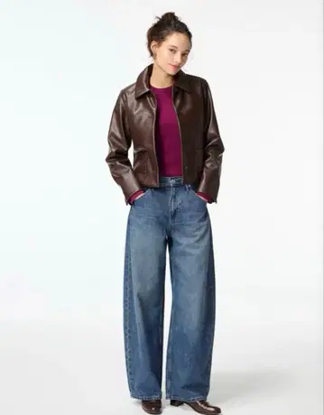 배기 커브 청바지 UNIQLO 22