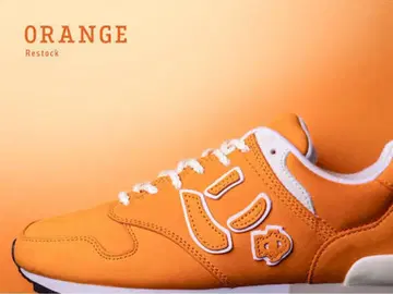 SANGACIO 뉴즈 오렌지 스니커즈 27.5cm