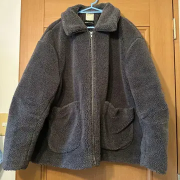 MACOBER 보아 자켓 차콜 그레이