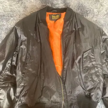 학생 클럽 블랙 MA-1 플라이트 자켓 M 사이즈