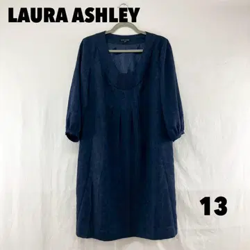 W0787S 로라 애슐리 무릎 기장 원피스