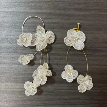 SWEET RIBBON 귀찌 & 귀걸이 세트