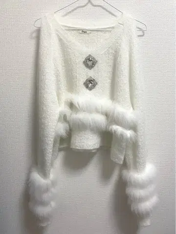[ 새상품급 ] Lumignon kirakira fur knit