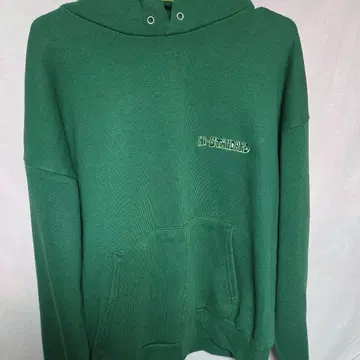 하이-스탠다드 그린 후드 부착 후드티