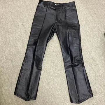BED J.W. FORD 플레어 팬츠 가죽 팬츠 0 사이즈