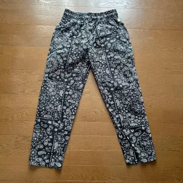 Cookman 페이즐리 무늬 워크 팬츠