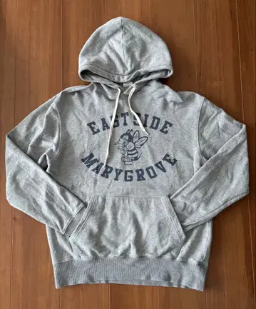 [챔피온] 후드 부착 맨투맨 트레이닝복 L 사이즈 그레이