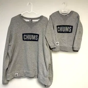 CHUMS 그레이 트레이닝복 모자