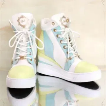 Rady 하이컷 마블 패턴 인힐 스니커즈