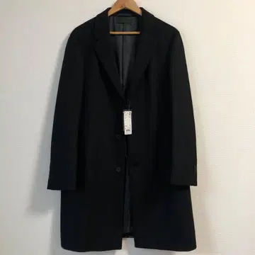 미사용 택 포함 유니클로 남성용 울 캐시미어 체스터 코트 UNIQLO