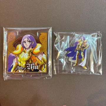 세인트 세이야 응모권 부착 아크릴 스탠드 컬렉션 무 2종 세트