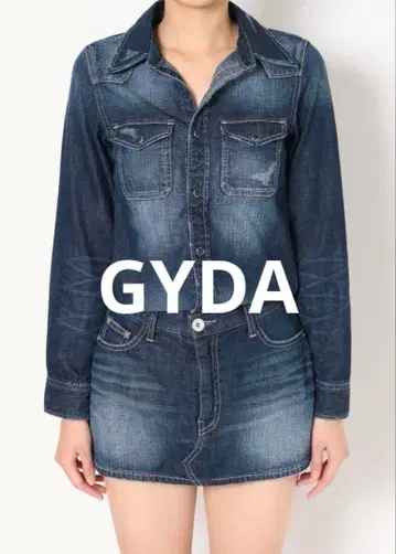 GYDA 웨스턴 데님 스커트 라이크 숏 팬츠