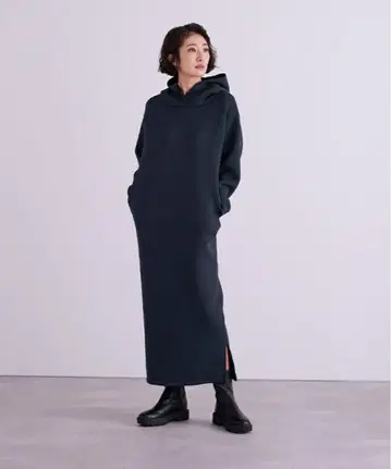 본딩 후디 원피스