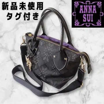 [ 미사용 새상품 ] ANNA SUI 미니 숄더 노아 블랙 2way