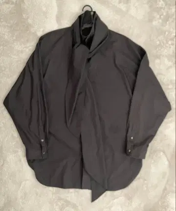 아토 ato 스카프 셔츠 블랙 사이즈 48