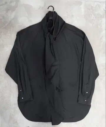 아토 ato 스카프 셔츠 블랙 사이즈 48