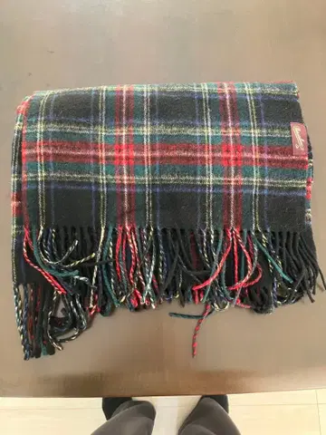 Borsalino 체크 무늬 머플러