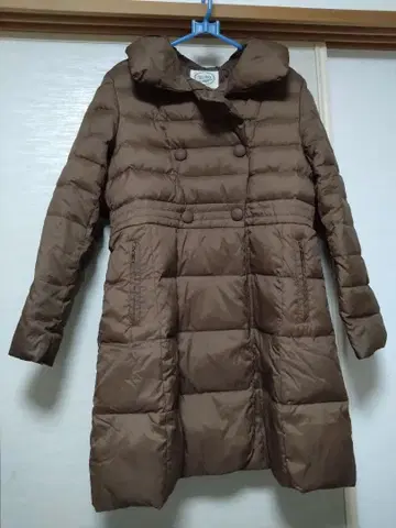 브라운 다운 자켓