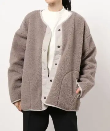 [르농큐르] 오버 사이즈 플리스 자켓 그레이