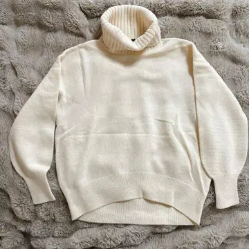 스픽 앤 스팬 캐시미어 울 터틀 풀오버 일본제 미사용품