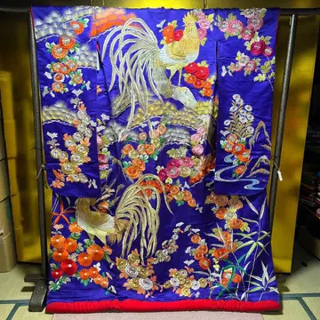 우치카케 색우치카케 봉황 사계절꽃