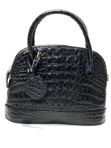 [ 새상품급 ] 49AV JUNKO SHIMADA 악어 엠보싱 핸드백