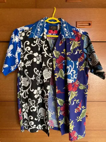 DALE HOPE x BEAMS PLUS / 패널 클레이지 하와이안 셔츠