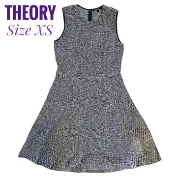 컨디션 최상 theory 트위드 원피스 슬리브리스 size 0 XS 상당