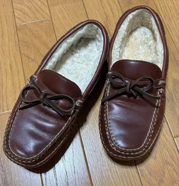 ORVIS 브라운 가죽 모카신 (룸슈즈)