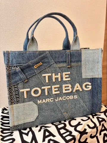 마크제이콥스 더 디스컨스트럭티드 데님 토트 미디엄