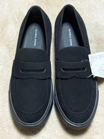 글로벌 워크  모듬 PU 스니커즈 M 사이즈 블랙