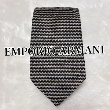 EMPORIO ARMANI 스트라이프 넥타이 실크 100% 이탈리아제