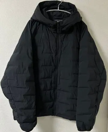 유니클로 퍼프 테크 후드티 블랙 온라인 한정판 사이즈