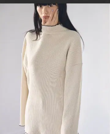 TODAYFUL 미들 게이지 파이핑 니트