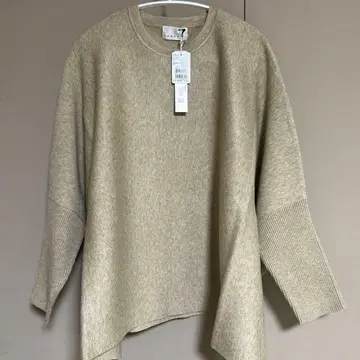 [ 정가 15,400엔 ] 수르 7 돌먼 니트 베이지 야마다야 프리