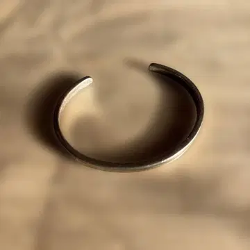 실버 심플 뱅글 925