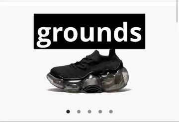 컨디션 최상 grounds 그래운즈 moopie 25cm 블랙