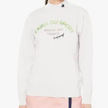 르꼬끄골프 모크넥 스웨터 QGWVJL00 화이트 여성용 M