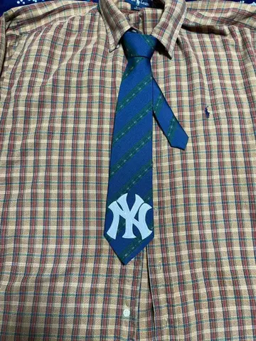 넥타이 NY 로고 Cityboy 짧은 기장 해외 양키스