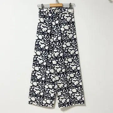 새상품급 SZ Blockprints 디스코 팬츠 다크 네이비 꽃무늬 XS