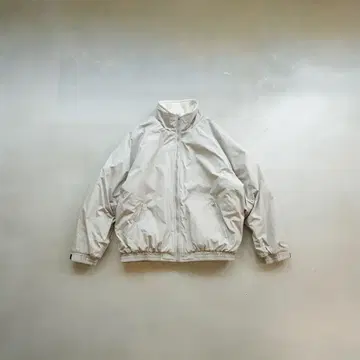 evistub BONBON 나일론 자켓 플리스 블루종 베이지