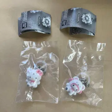 푹신푹신 스노우 메지루시 액세서리 헬로키티 마이멜로디