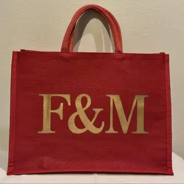 포트넘&메이슨 F&M 로고 토트백