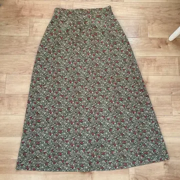 gammedecouleur 꽃무늬 롱 스커트 빈티지 일본제