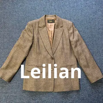 레리안 테일러드 자켓 13호 사이즈 LL 브라운 스트라이프