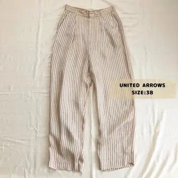 UNITED ARROWS 유나이티드 애로우즈 스트라이프 패턴 팬츠