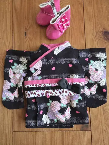 우사모모 기모노 마더 가든 설날 부츠 포함