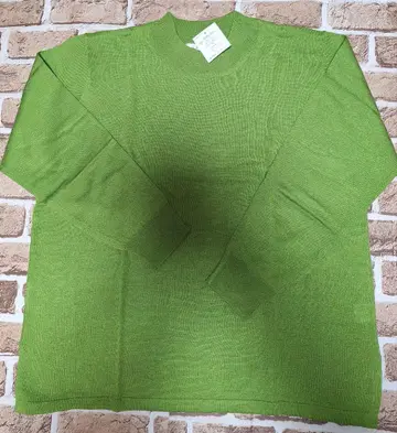 미사용 새상품! 여성용 긴팔 니트 스웨터 애플 그린 4L